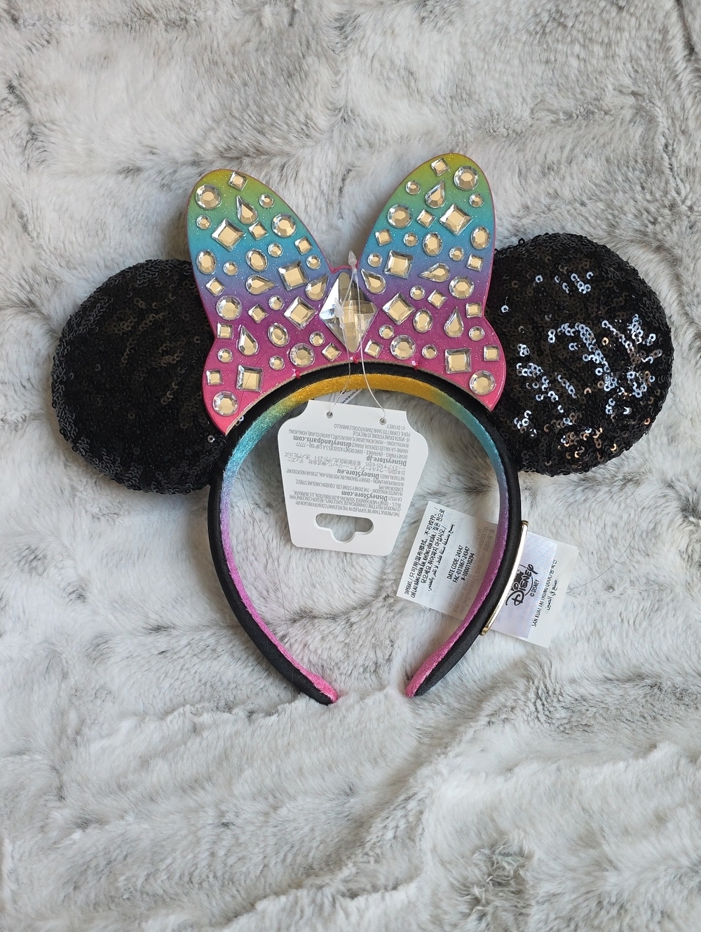 Minnie Mouse Ear Headband for Adults – Disneyland Resort 70th Anniversary